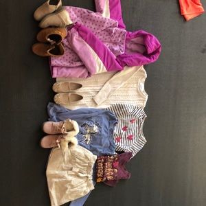 Lot of girls 4t/5t winter/fall clothes and shoes